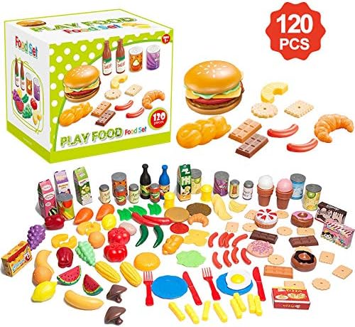 120 piece play food set