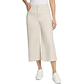 Gloria Vanderbilt Womens Denim Slimming Cropped Jeans Beige 8