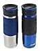 Contigo Autoseal Transit Stainless Steel Travel Mug with Grip, 16oz - Stainless Steel Monaco & Monaco Blue