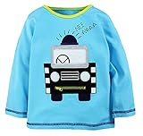 Fiream Boys' Crewneck Cartoon Long Sleeve T-shirt