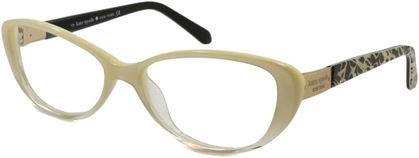 Kate Spade Rx Eyeglasses - Finley Ivory Fade / Frame only with demo lenses.