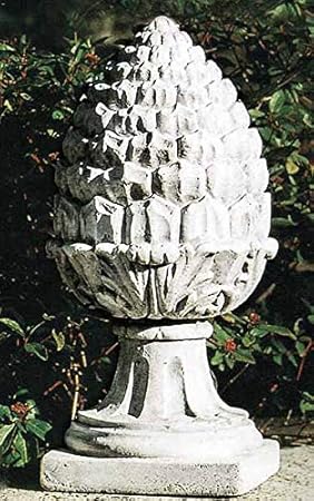 Amazon イタリア製石像 ガーデン オーナメント 松ぼっくり 大 Italgarden Te0358 ガーデンアクセサリー イタルガーデン社 ガーデンオーナメント 置物