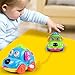 Putars Cute Baby Kids 1PC Clockwork Funny Toy Cartoon Puppy Clockwork Car Educational Toys