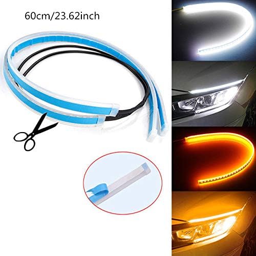 lymty LED strips lights, headlights soft LED strip lights car flexible daytime running lights waterproof