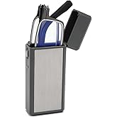 touk Thin Lightweight Foldable Reading Glasses for Men Women, Durable Compact Blue Light Blocking Readers with Portable Case