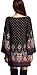 Risesun Women's Bohemian Vintage Printed Ethnic Style Loose Casual Tunic Dress(2XL),Black,XX-Large