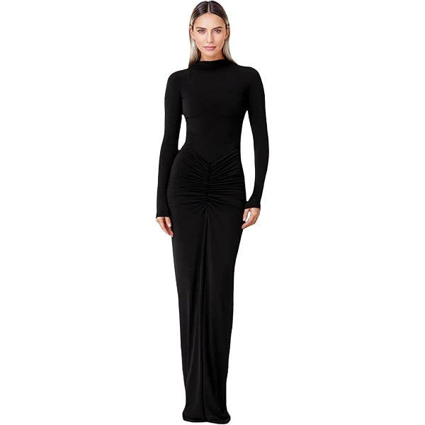BEAUKEY Deep V Neck Bandage Dress - Bodycon Mini Dress For Women, Black - View #12