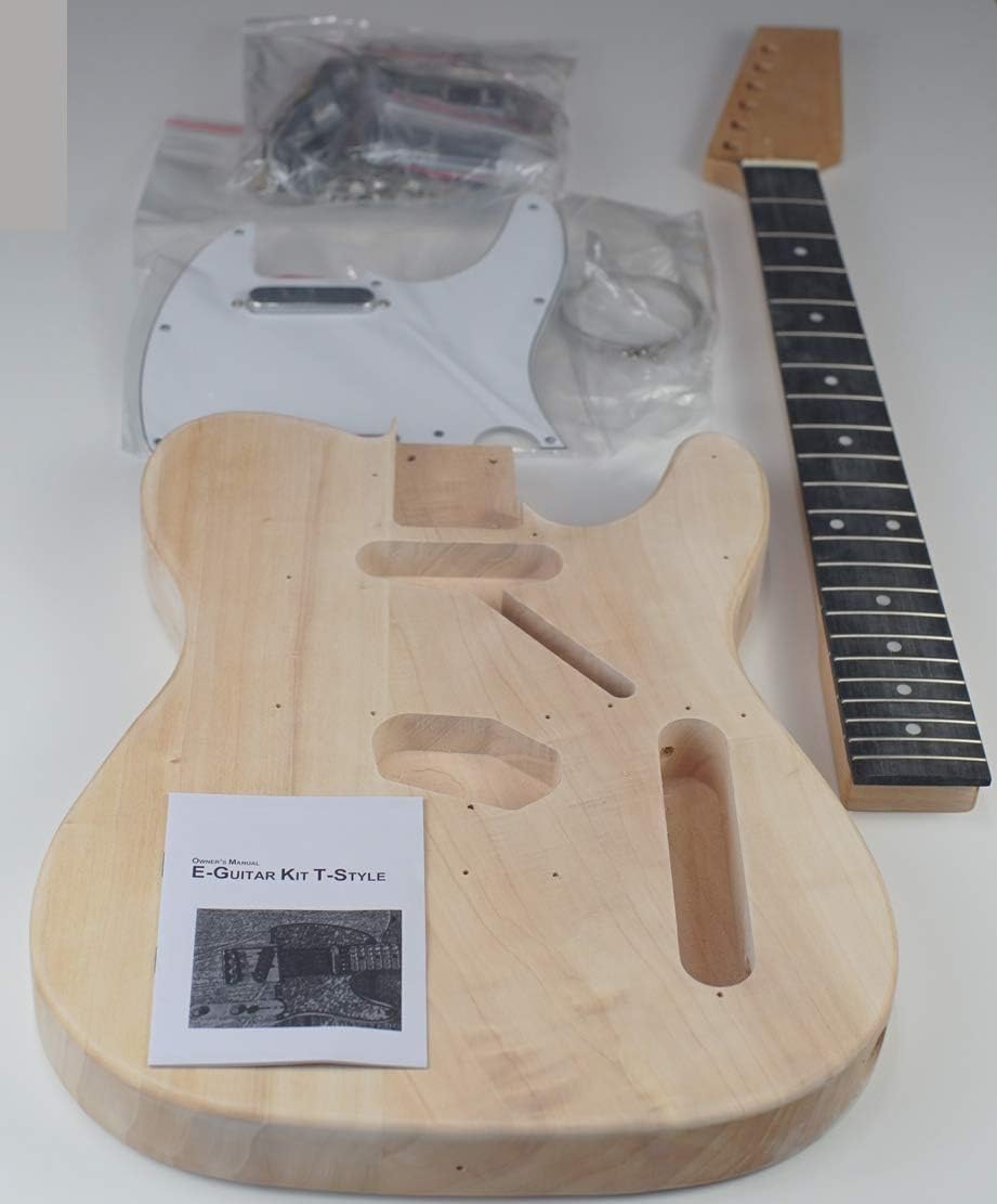 Electric guitar kit Tele Strat Shape Options all parts DIY pack UK (Tele Shape)