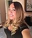 Netgo Ombre Wig Long Wavy Blonde Ombre Wig Dark Roots Heat Resistant Sythentic Full Wigs for Women