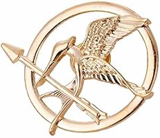 Angelia The Hunger Games Movie Mockingjay Prop Rep Pin (Mockingjay Golden)