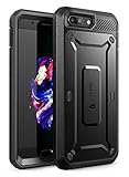 OnePlus 5 Case, SUPCASE Full-body Rugged Holster Case with Built-in Screen Protector for OnePlus 5 (2017 Release), Unicorn Beetle PRO Series - Retail Package (Black/Black)