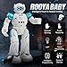 ROOYA BABY Smart Robot Toys RC Robot for Kids,Gesture Control Remote Control Robot Gift for 5 6 8 9 Years Old Boys Girls Kids,Rechargeable Intelligent Programmable Robot Birthday Gift Bluethumb 2