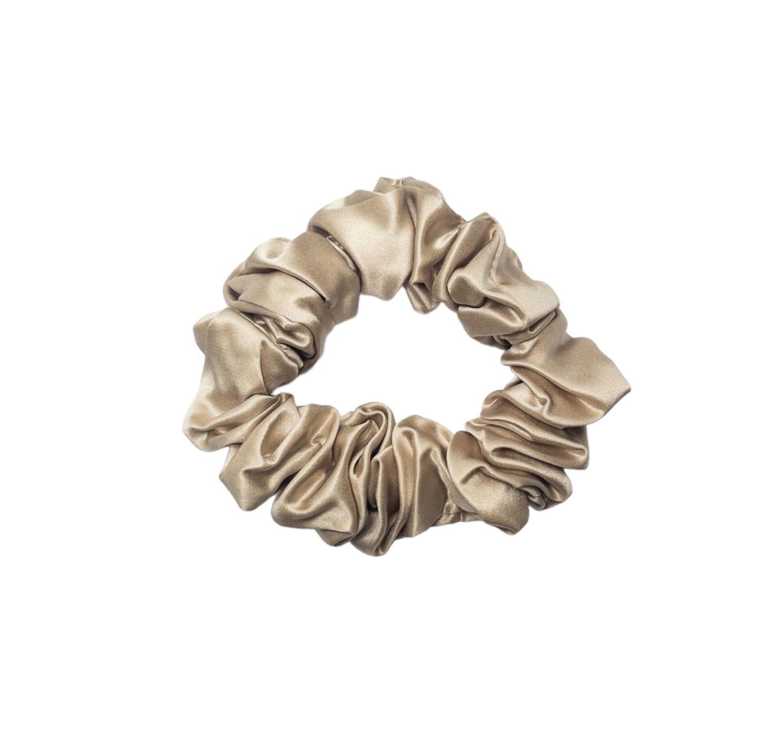 Jasmine Silk Pure Silk Charmeuse Scrunchie - Scrunchies For Hair (Nude) — image 1