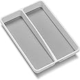 madesmart Classic Mini Utensil Tray - White | CLASSIC COLLECTION | 2-Compartments | Kitchen Organizer | Non-slip Lining and R