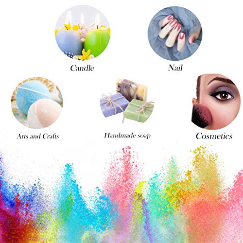 [30 Colors] Cosmetic Grade Mica Mineral Powder,Efaster Soap Making Kit,Soap Making dye,15 Color,Powdered Pigments Set,Hand Soap Making Supplies,Resin Dye,Organic Powder Mica,Bath Bomb Dye Colorant - Thumbnail 2
