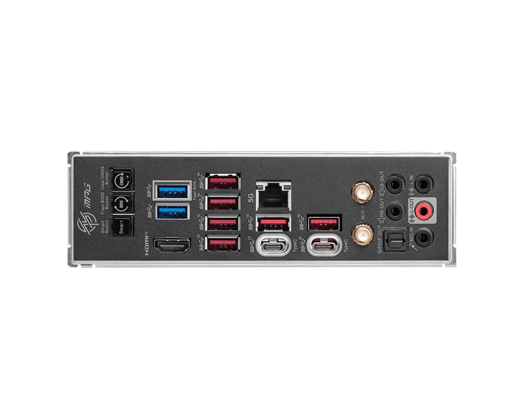 msi MPG Z790 Carbon MAX WiFi II Gaming Motherboard (Supports 12th/13th/14th Gen Intel Processors, LGA 1700, DDR5, PCIe 5.0, M.2, 2.5Gbps LAN, USB 4, Wi-Fi 7, ATX)