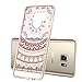 Samsung Galaxy Note 5 Case with Screen Protector,AnoKe Scratch Resistant Mandala Flower Girls Women Acrylic Hard Rubber Slim Fit TPU Clear Phone Cover Cases for Samsung Galaxy Note 5 -TM CH Rose Gold