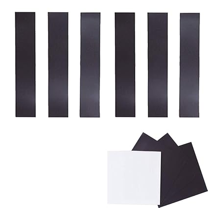 Imanes adhesivos, cuadrados magnéticos autoadhesivos, hojas ...