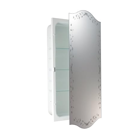 Head West Venetian Eclipse Mirror Recessed Medicine Cabinet 16