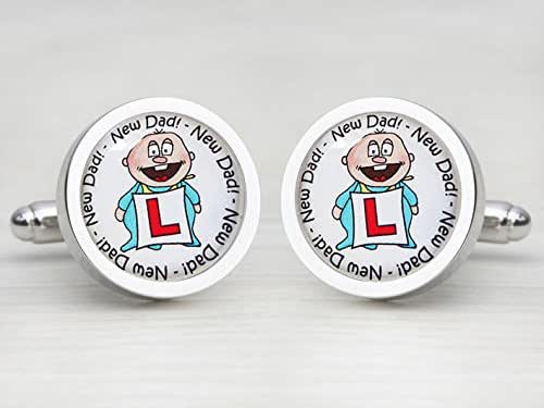 new dad cufflinks