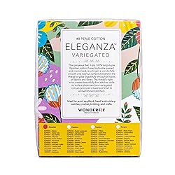 WonderFil 8wt Varigated Eleganza Pack of 12, Meadow