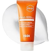 ISOI PHA Mild Deep Cleansing Foam, Gentle Daily Exfoliating Face Cleanser with Hydrating PHA Formula, Deep Cleansing for Sensitive Skin, Korean Skin Care (3.38 fl.oz, 100ml)