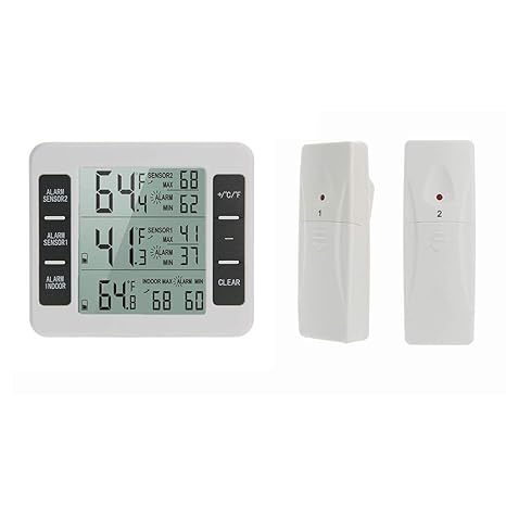 MAKTXL Termómetro para nevera, termómetro digital para ...