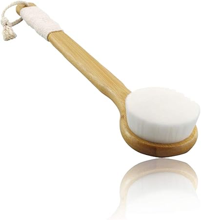 Amazon Felimoa ボディースポンジ 洗顔ブラシ 竹製長柄 やわらかボディブラシ 背中 毛穴 ボディ洗浄 平面 白 Felimoa ボディブラシ 通販