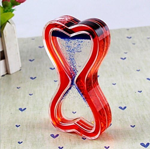 XHBoutique Red Heart Shape Liquid Motion Bubbler Fidget Toy for Your Best Friend