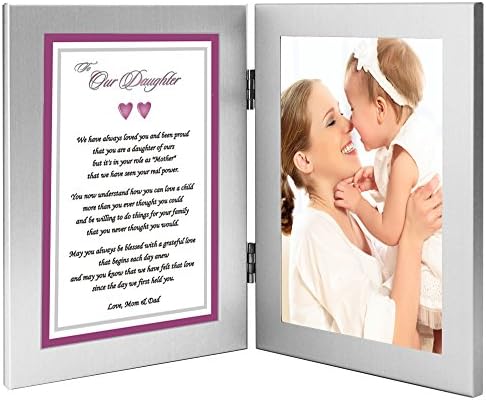 Amazon Com Daughter Gift From Parents Poem Praising Her For Being A Good Mother Add Photo