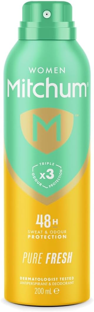 Mitchum Women Pure Fresh 48HR Protection Aerosol Deodorant Anti-Perspirant 200ml