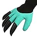 WILDJUE Garden Genie Gloves [1 Pairs] with Sturdy Claws,Quick & Easy to Dig & Plant & Rake