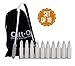 Chill-O Stainless Steel Whiskey Metal Shots Set of 10 + Leather Strap Bullet Necklace Whiskey Chillers - Wine Chillers - Beer Chillers - Vodka Chillers - Champagne Chillers - Spirits Chillers