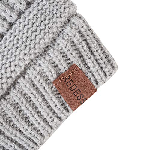 image for REDESS Kids Winter Warm Fleece Lined Hat, Baby Toddler Children's Bean