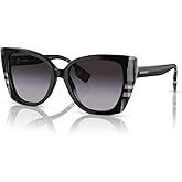 BURBERRY BE4393 Meryl Cat Eye Sunglasses For Women + BUNDLE With Designer iWear Complimentary Eyewear Kit