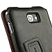 ZENUS Masstige Stripe Diary Synthetic Leather Case for Galaxy Note SC-05D (Khaki)
