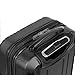 Olympia U.S.A.Apache 21-inch Expandable Hardside Carry-On Luggage Spinner Suitcase with Hidden Compartment, Black/Black