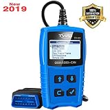 Tvird OBD 2 Scanner Universal Car Engine Fault Code Reader Classic Enhanced Diagnostic Scan Tool - Black and Blue