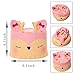 BLUEGALA MENGWEI Squishies Jumbo Pink Deer Cake Squishies Slow Rising Stress Reliever Toy Soft Scent for Kids and Adults Gift.