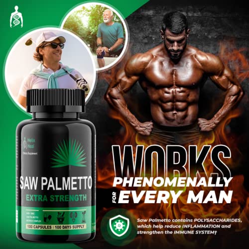 Saw Palmetto DHT Blocker Supplement Support Prostate Health & Prevent
