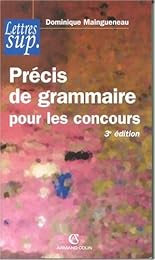 Précis de grammaire pour les concours