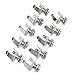 Ketofa 10pcs Mono Jack Socket 1/4'' Stratocaster Replacement High Quality Guitar Parts