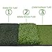 Nova Microdermabrasion Tri-Turf Golf Hitting Grass Mat Portable Golf Driving Chipping Mat Realistic Fairway & Rough w/Rubber Tee Holder for Backyard Outdoor & Indoor Practice (Hitting Mat)