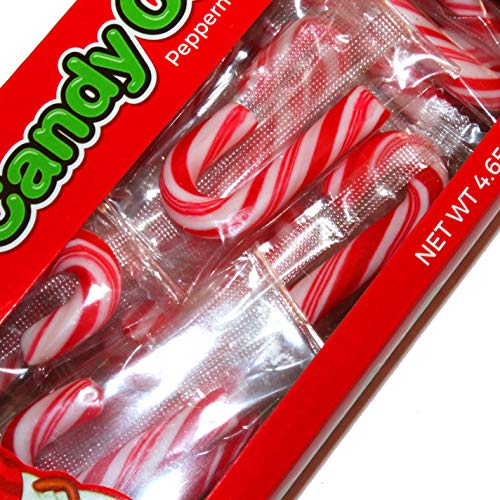 image for Albert's (1) Box Mini Candy Canes - Peppermint Flavored - White with R