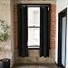 Room/Dividers/Now Tension Curtain Rod, Adjustable Heavy-Duty Tension Rod No Drilling Required, 28-50 Inch, Black Curtain Tension Rod with Strong Hold and Easy Setup for Windows, Closets and Spaces