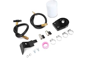 Snsowed 6.0L Coolant Filtration Kit, Cleans casting sand & metal shavings, Extends water pump & cooler life, For 6.0L, Fits 2