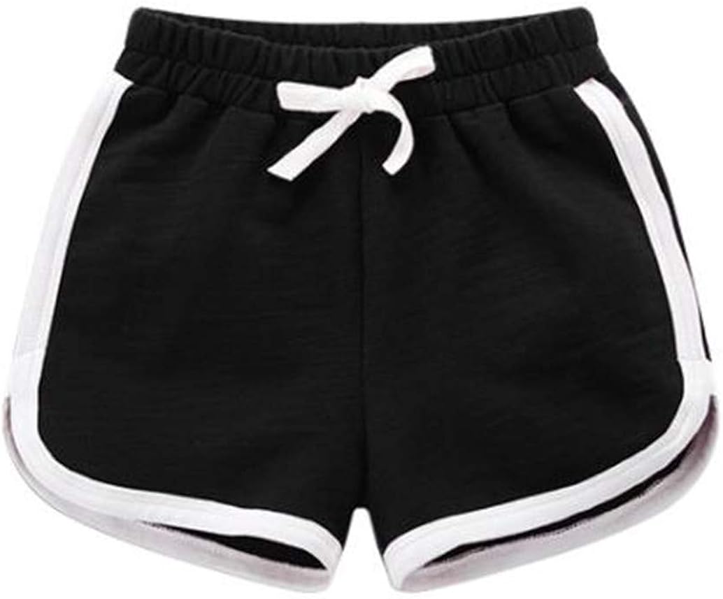 LOOLY Baby Boys Girls Athletic Shorts Kids Cotton Summer