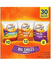Pepperidge Farm Goldfish Classic Mix Crackers, 29 Oz Variety Pack Box, 30 Count Snack Packs