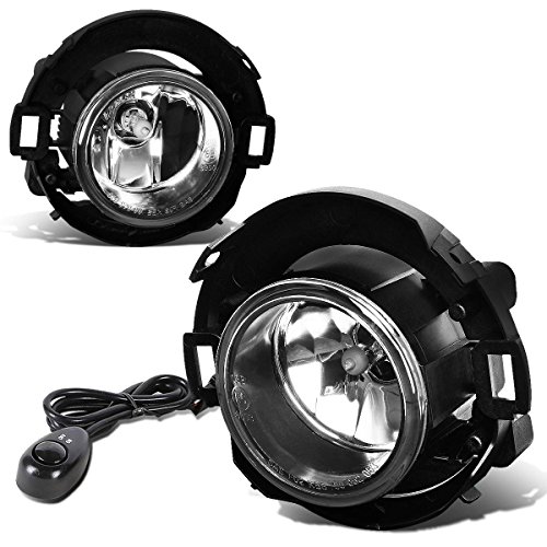 DNA Motoring FL-T029-CH Front Bumper Fog Light, Driver and Passenger Side
