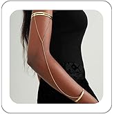 BOOZIQ Gold Arm Cuff for Women Upper Arm Bracelet Open Adjustable Arms Cuffs Bracelet Summer Beach Body Jewelry Gift Fashion Jewelry for Women 2025